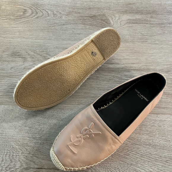 SOLD SAINT LAURENT LEATHER ESPADRILLES - Picture 6 of 7
